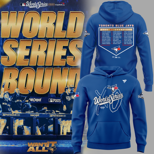 Toronto Blue Jays x XO The Weeknd Fanatics Royal 2025 World Series Hoodie