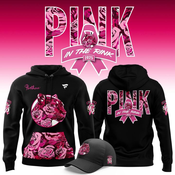 Florida Panthers '' Pink in the Rink '' Hoodie(V2) 2025