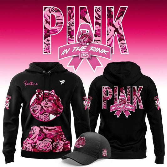 Florida Panthers '' Pink in the Rink '' Hoodie(V2) 2025