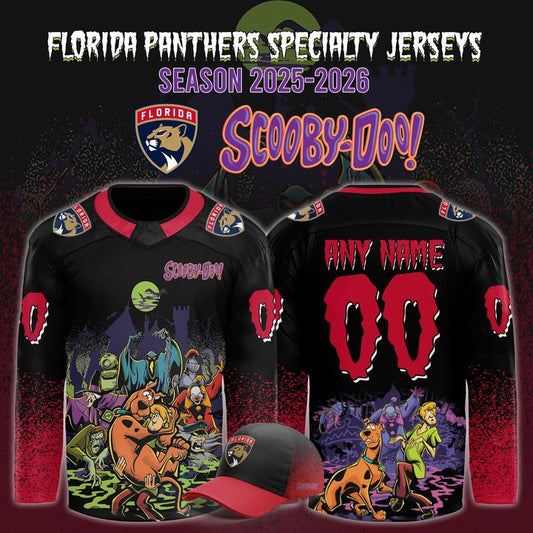 Florida Panthers '' Scooby Doo '' Hockey Jersey 2025