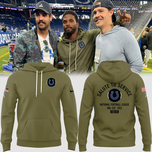 2025 Salute to Service Indianapolis Colts Hoodie