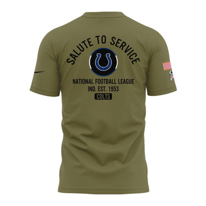 2025 Salute to Service Indianapolis Colts T-Shirt