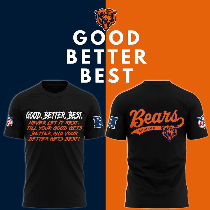 Chicago Bears GOOD. BETTER. BEST Limited T-shirt