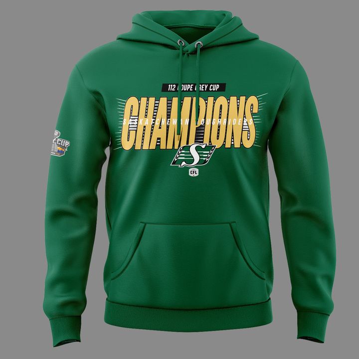 Saskatchewan Roughriders  GreyCup  Champions 2025 Hoodie