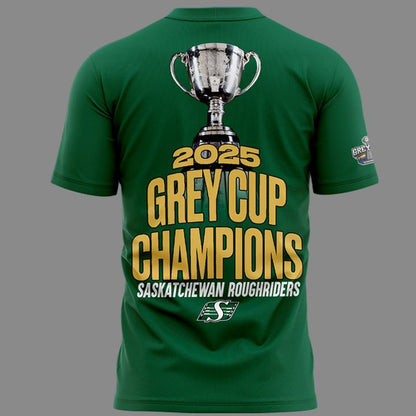 Saskatchewan Roughriders  GreyCup  Champions 2025 Tshirt