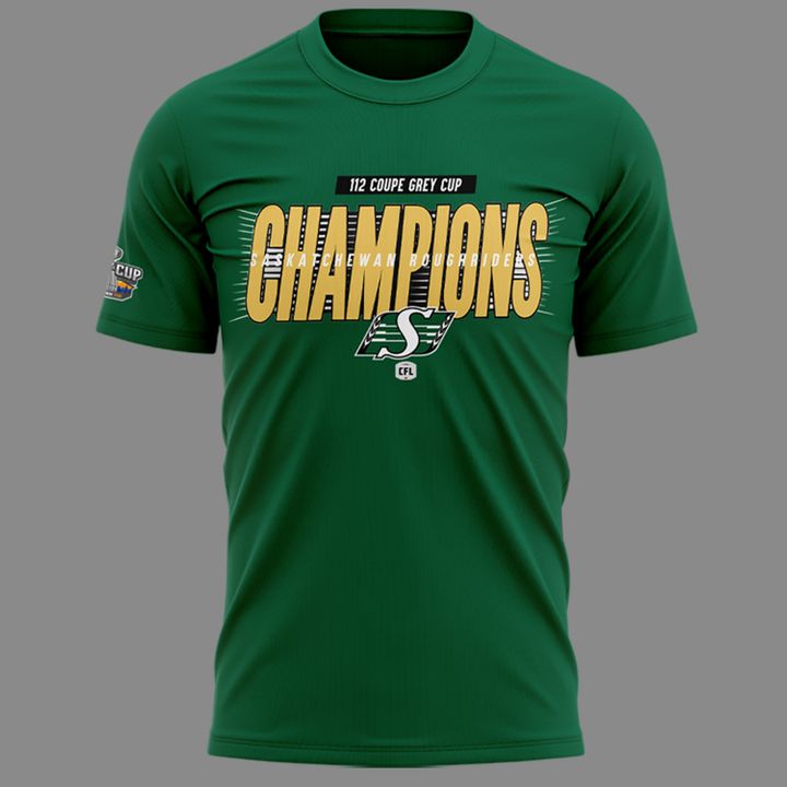 02.Saskatchewan Roughriders  GreyCup  Champions 2025 Tshirt