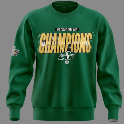 Saskatchewan Roughriders  GreyCup  Champions 2025 Sweatshirt