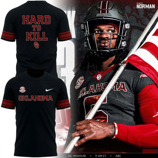 Special Oklahoma Sooners "HARD TO KILL" T-Shirt.