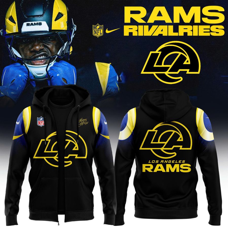Los Angeles Rams 2025 Rivalries Collection Zip Hoodie-V1
