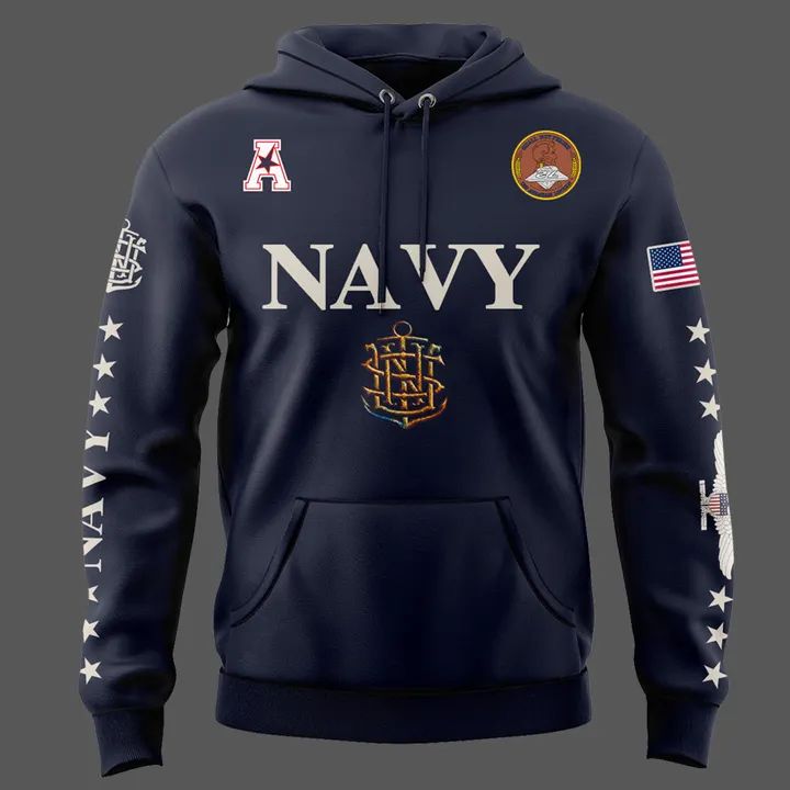 2025 Navy Midshipmen 250th Anniversary Hoodie