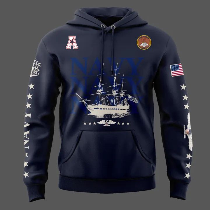 2025 Navy Midshipmen 250th Anniversary Hoodie for fans