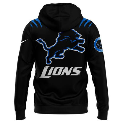 Men's Nike Back In Black Detroit Lions 2025 Hoodie(V2)