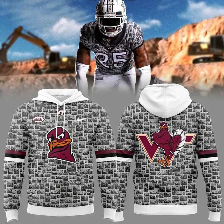 New Release 2025 Virginia Tech Football Hoodie – Fresh Design for True Hokies Fans!