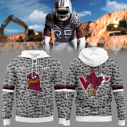 New Release 2025 Virginia Tech Football Hoodie – Fresh Design for True Hokies Fans!