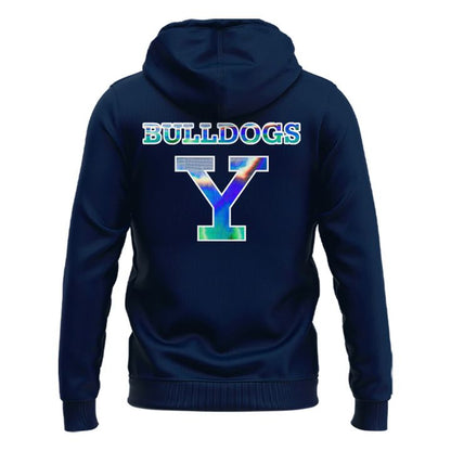 Special New Yale Bulldogs Football Edition Uniform Hoodie.