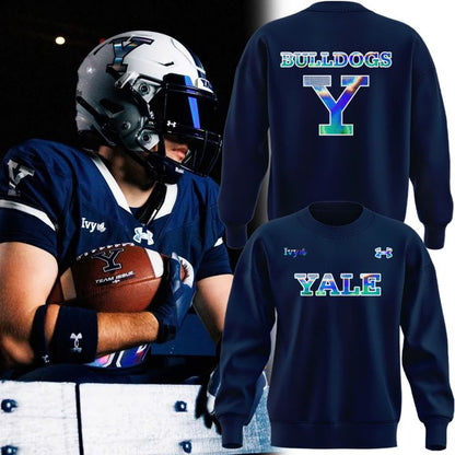 Special New Yale Bulldogs Football Edition Uniform Sweat.