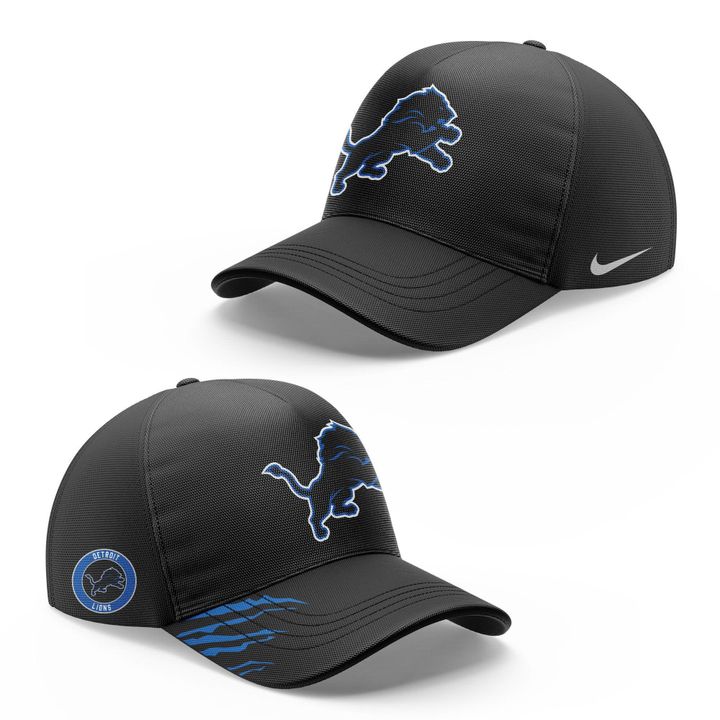 Men's Nike Back In Black Detroit Lions 2025 Hoodie