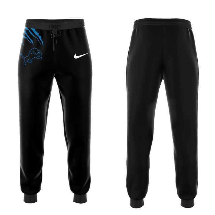Men's Nike Back In Black Detroit Lions 2025 Hoodie(V8)