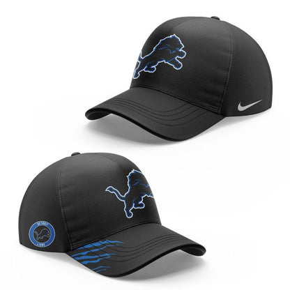 Men's Nike Back In Black Detroit Lions 2025 Zip Hoodie(V7)