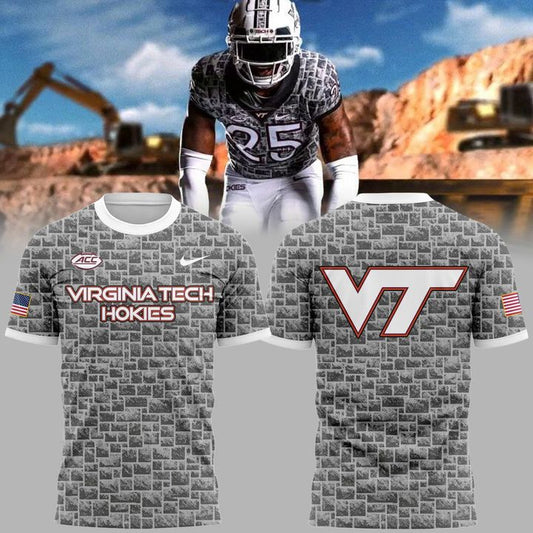 New Release 2025 Virginia Tech Football tshirt – Fresh Design for True Hokies Fans!