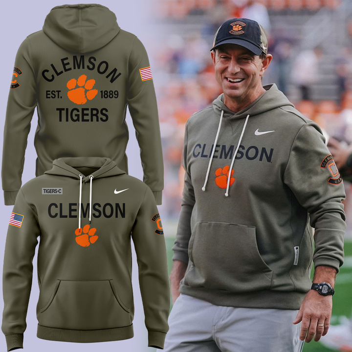 Clemson Football x - Military Appreciation 2025   Hoodie