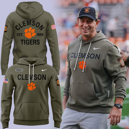 Clemson Football x - Military Appreciation 2025   Hoodie