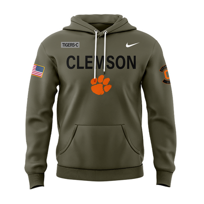 Clemson Football x - Military Appreciation 2025   Hoodie