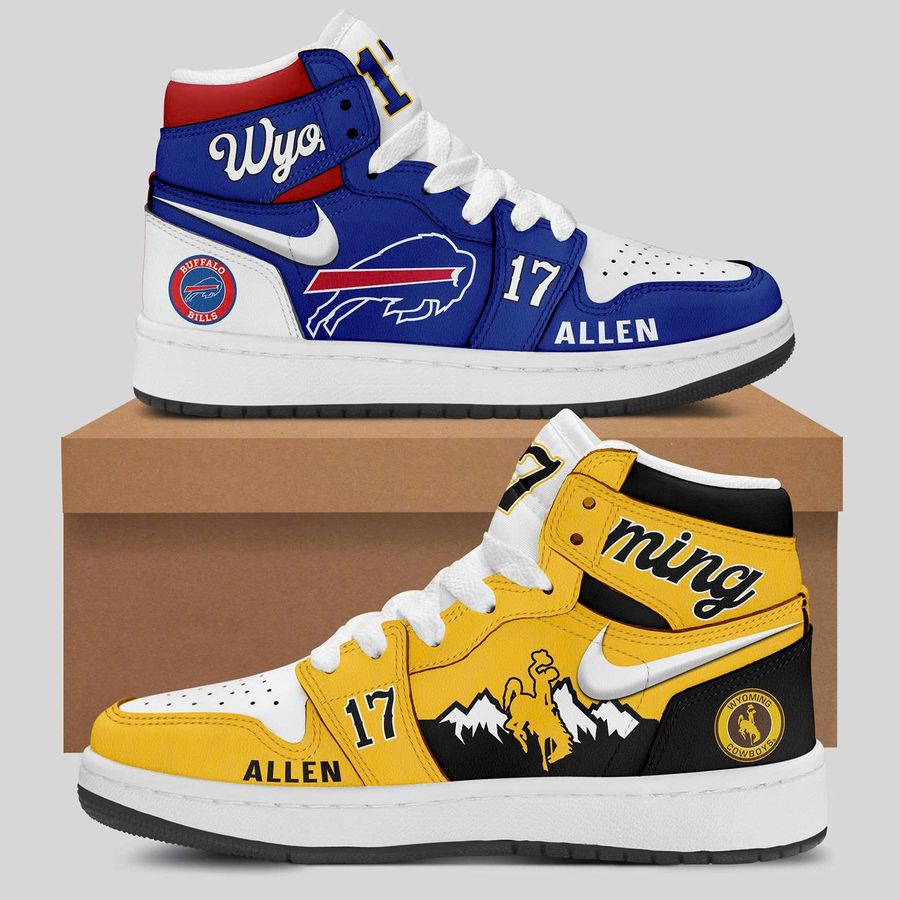 Josh Allen #17 Buffalo Bills x Wyoming Cowboys Sneakers