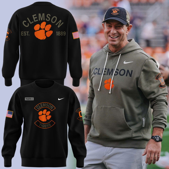 06.Clemson Football x - Military Appreciation SWEATSHIRT