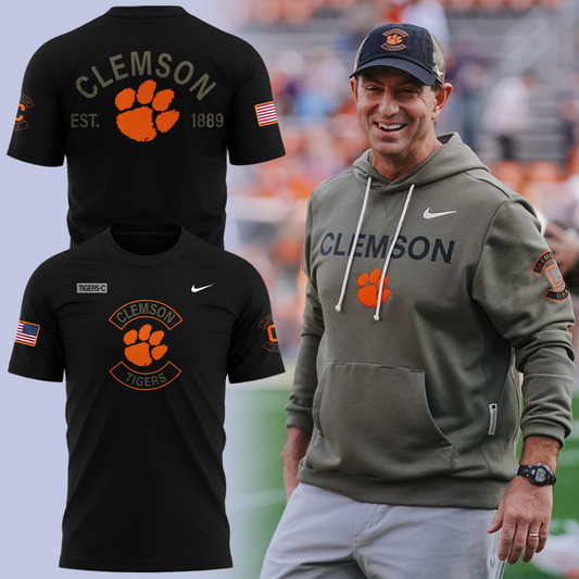 06.Clemson Football x - Military Appreciation  TSHIRT