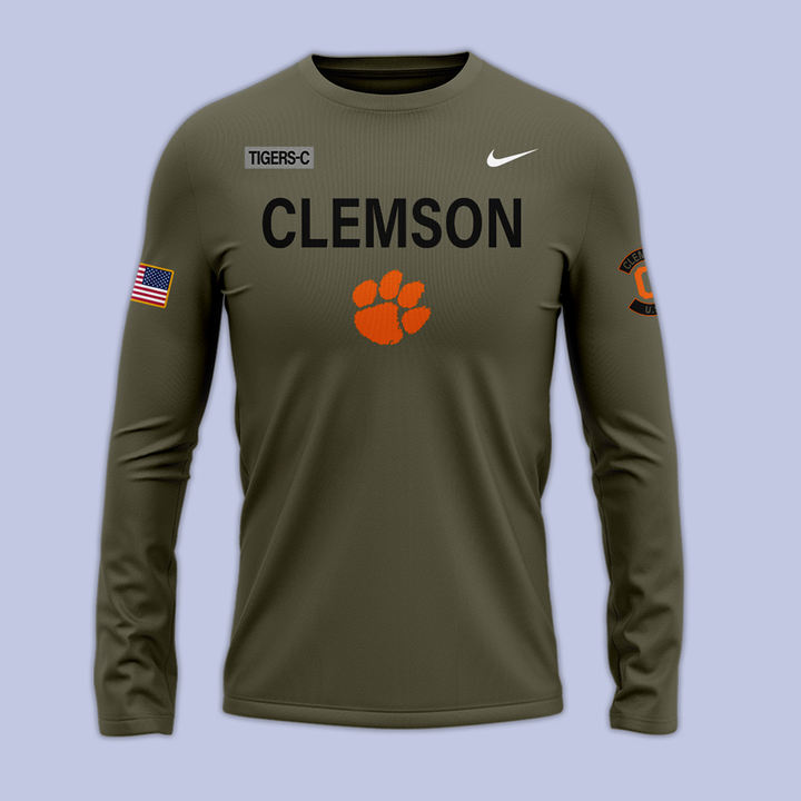 Clemson Football x - Military Appreciation 2025  Long Tee
