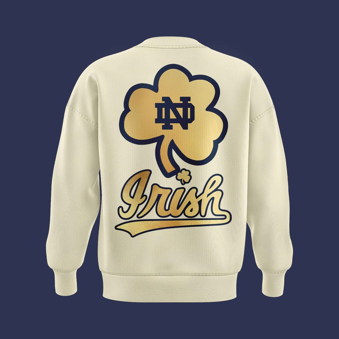 Notre Dame Football Coach Marcus Freeman 2025 New Combo SweatShirt