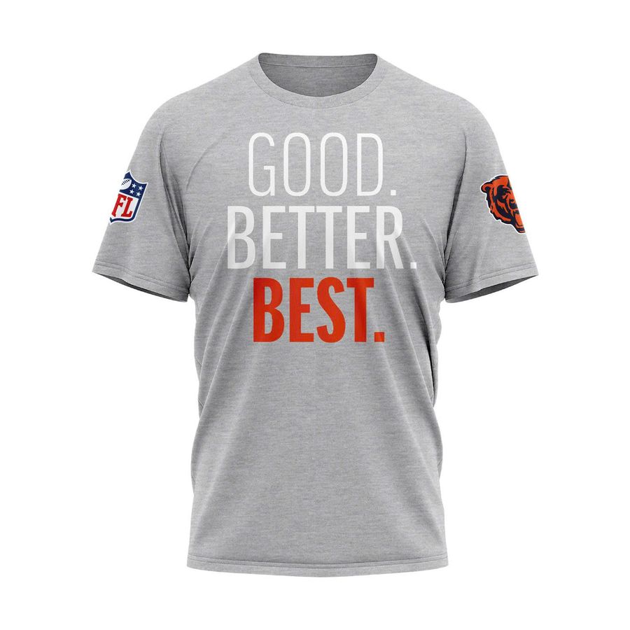 Chicago Bears 2025 T-shirt The Good. Better. Best. Collection2