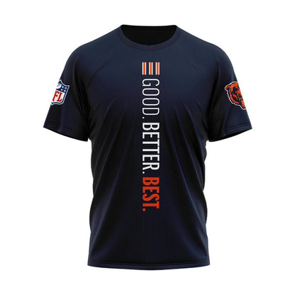 Chicago Bears 2025 T-shirt The Good. Better. Best. Collection4