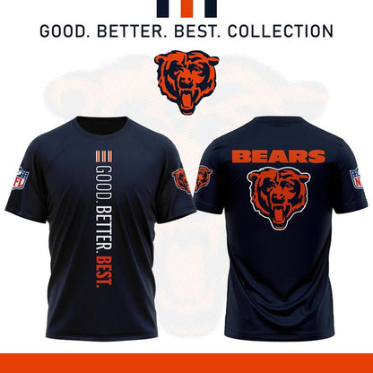 Chicago Bears 2025 T-shirt The Good. Better. Best. Collection4