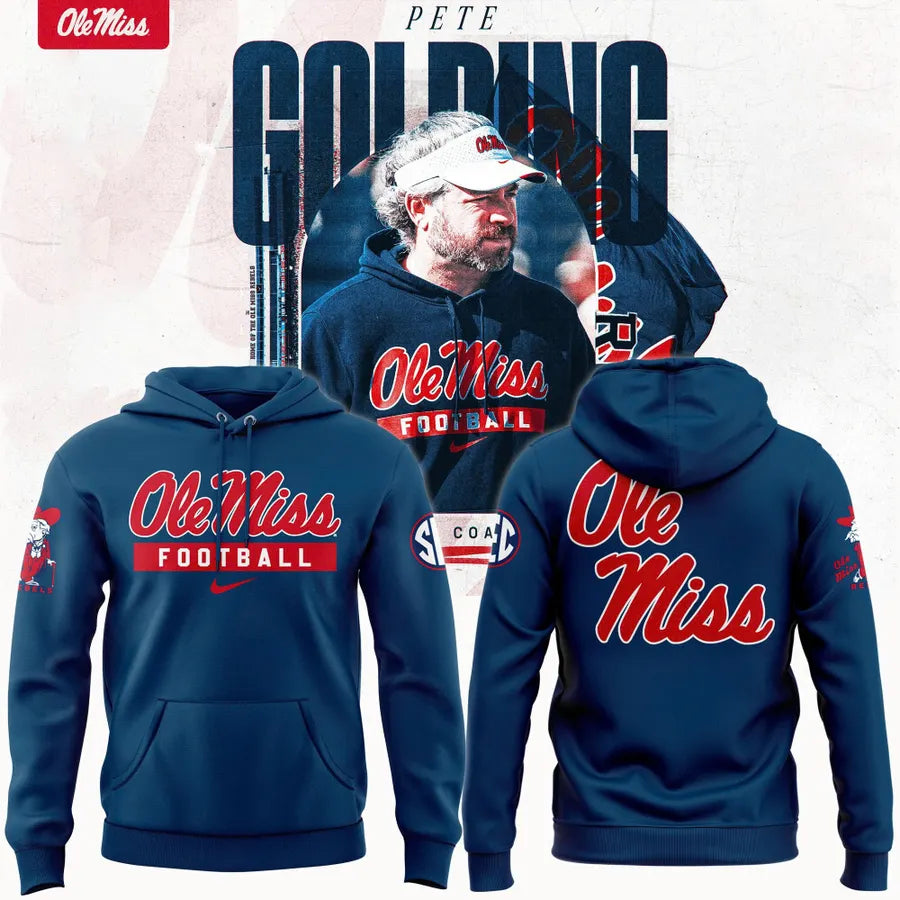 Coach Pete Golding Ole Miss Football Hoodie(V3)
