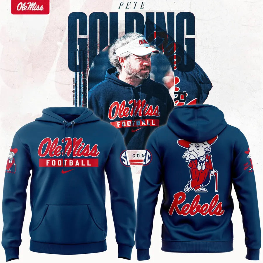 Coach Pete Golding Ole Miss Football Hoodie(V4)