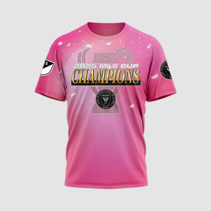 Inter Miami x Lionel Messi 2025 MLS CUP CHAMPION Tshirt | Jogger | Cap v2