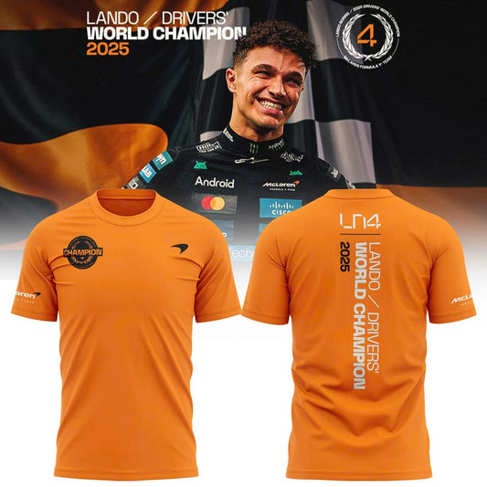 Limited Edition 2025 Lando Norris World Champions Combo T-Shirt