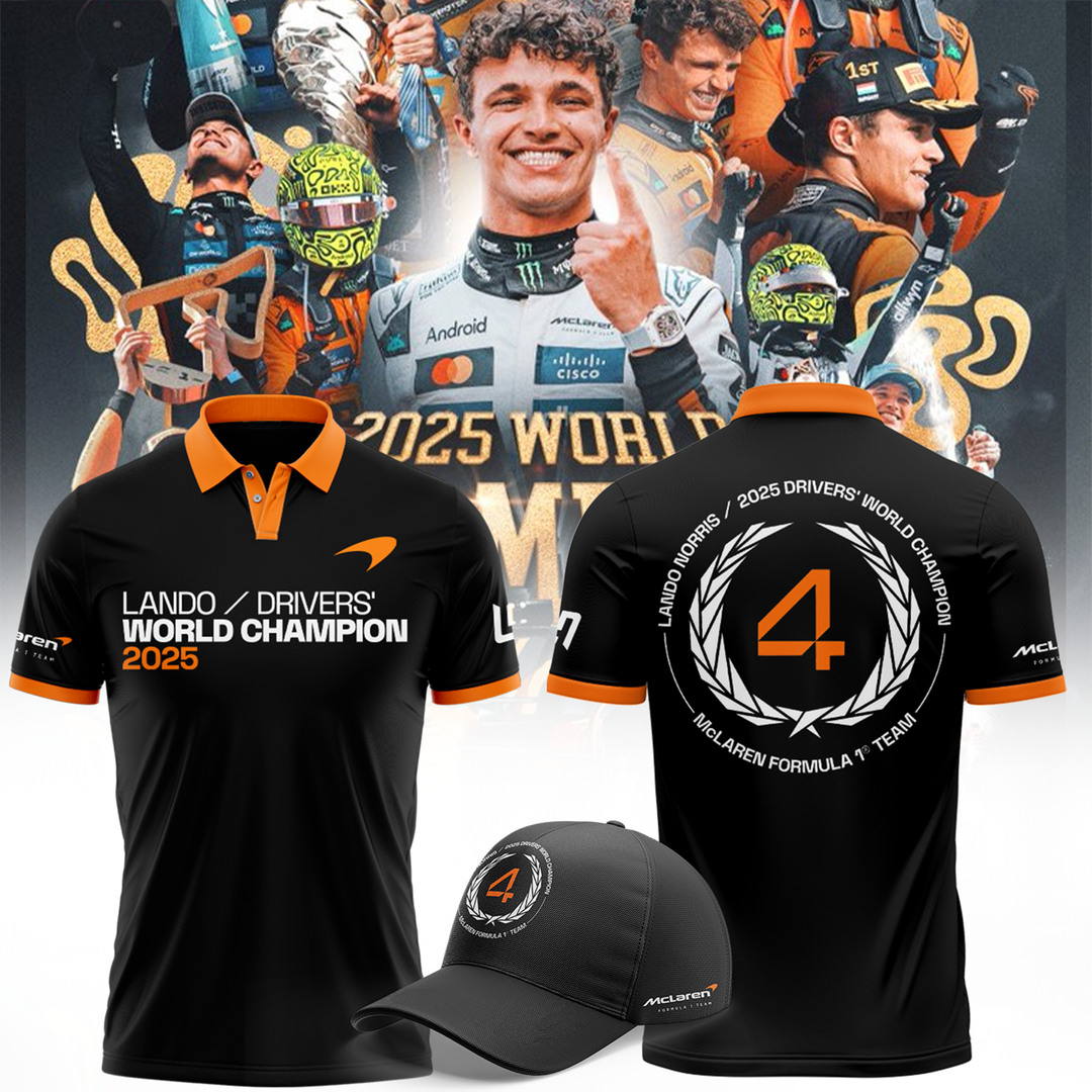 Limited Edition 2025 Lando Norris World Champions Combo Polo