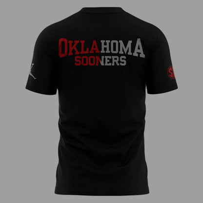 2025 limited edition t-shirt Oklahoma Sooners football "Back In Black" for fans