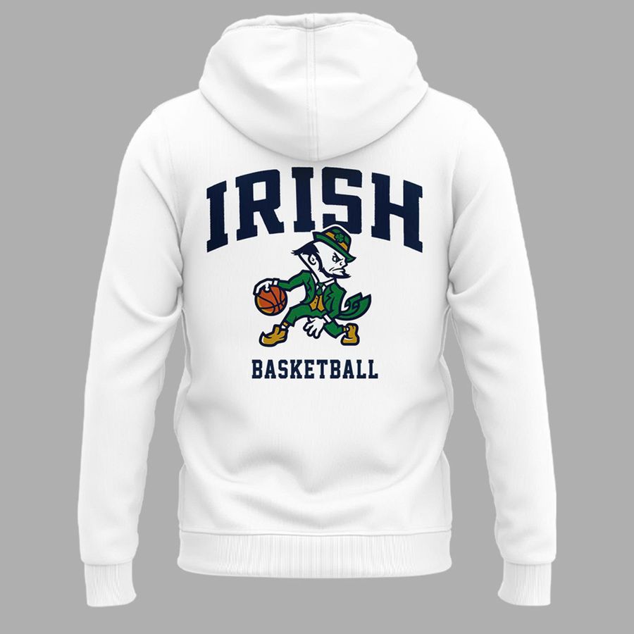 Special Notre Dame Basketball Leprechaun Hoodie.