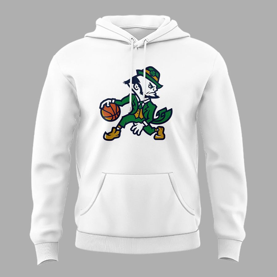 Special Notre Dame Basketball Leprechaun Hoodie.
