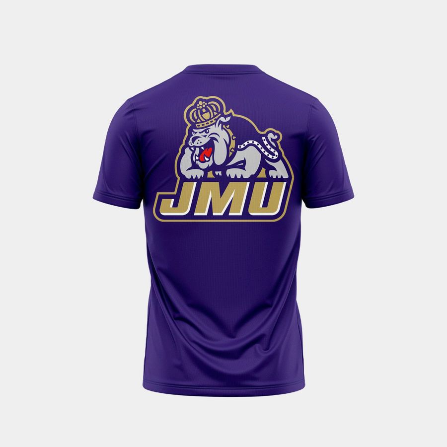 James Madison University Dukes Football 2025 College Football Playoffs Short Sleeve T-Shirt v1