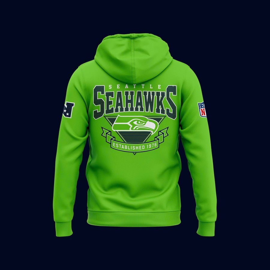 Unisex Seattle Seahawks Neon Green Special Hoodie