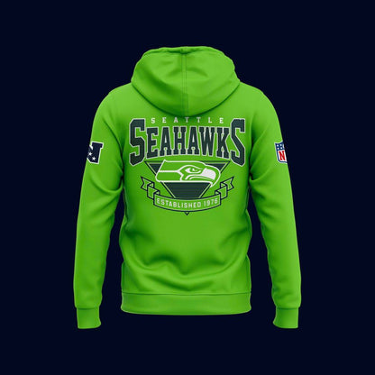 Unisex Seattle Seahawks Neon Green Special Hoodie