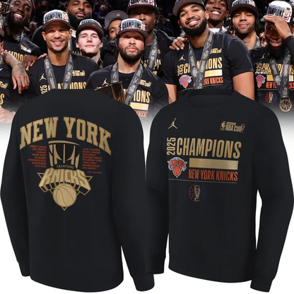 Special New York Knicks 2025 NBA Cup Long Sleeve Shirt