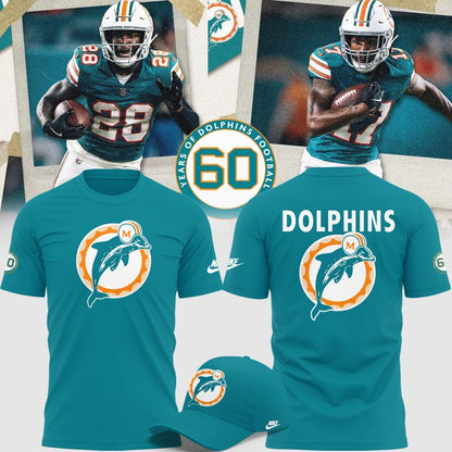 Limited Edition Miami Dolphins Throwback Tshirt