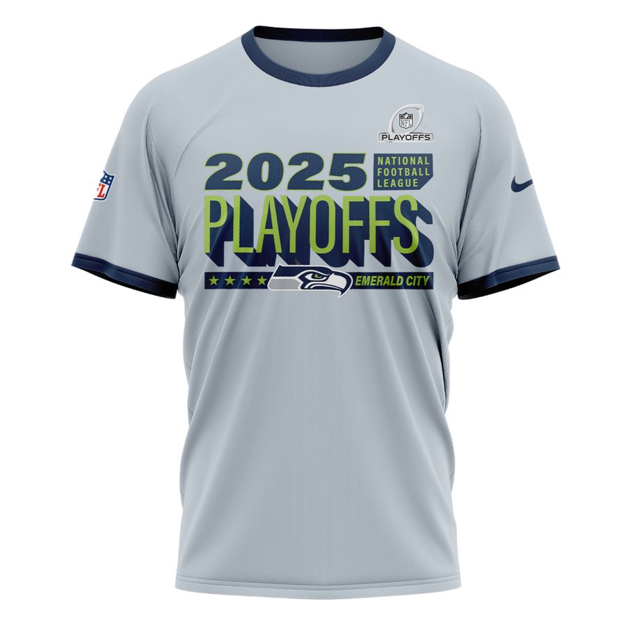 Seattle Seahawks 2025 Playoffs Ready T-Shirt