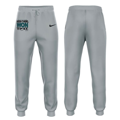 Men's Philadelphia Eagles 2025 NFC East Division Champions Locker Room Trophy Collection Zip Hoodie(Gray)